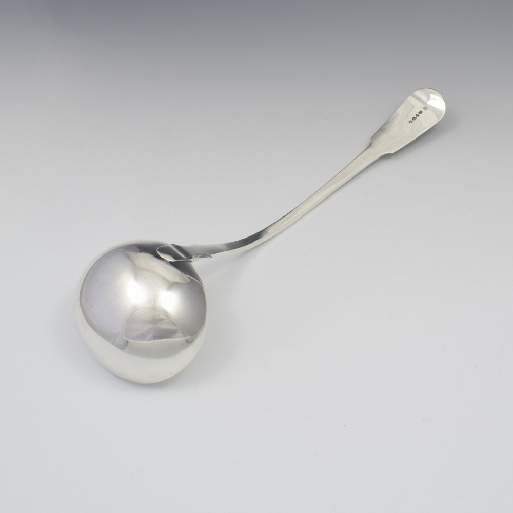 Fine George IV Silver Soup Ladle Henry & Charles Day London 1821 View VIII