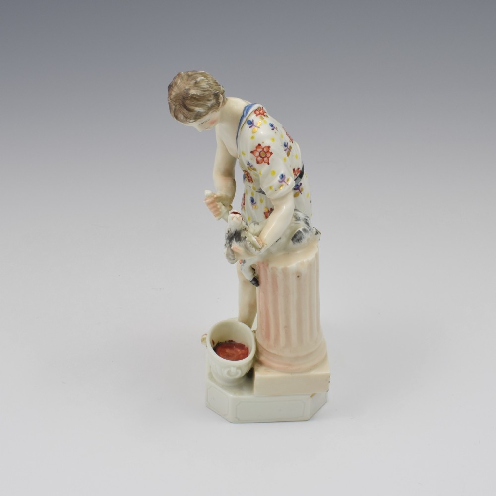 Rare Derby Porcelain Figure Sacrifice No. 14 c.1775 View IX