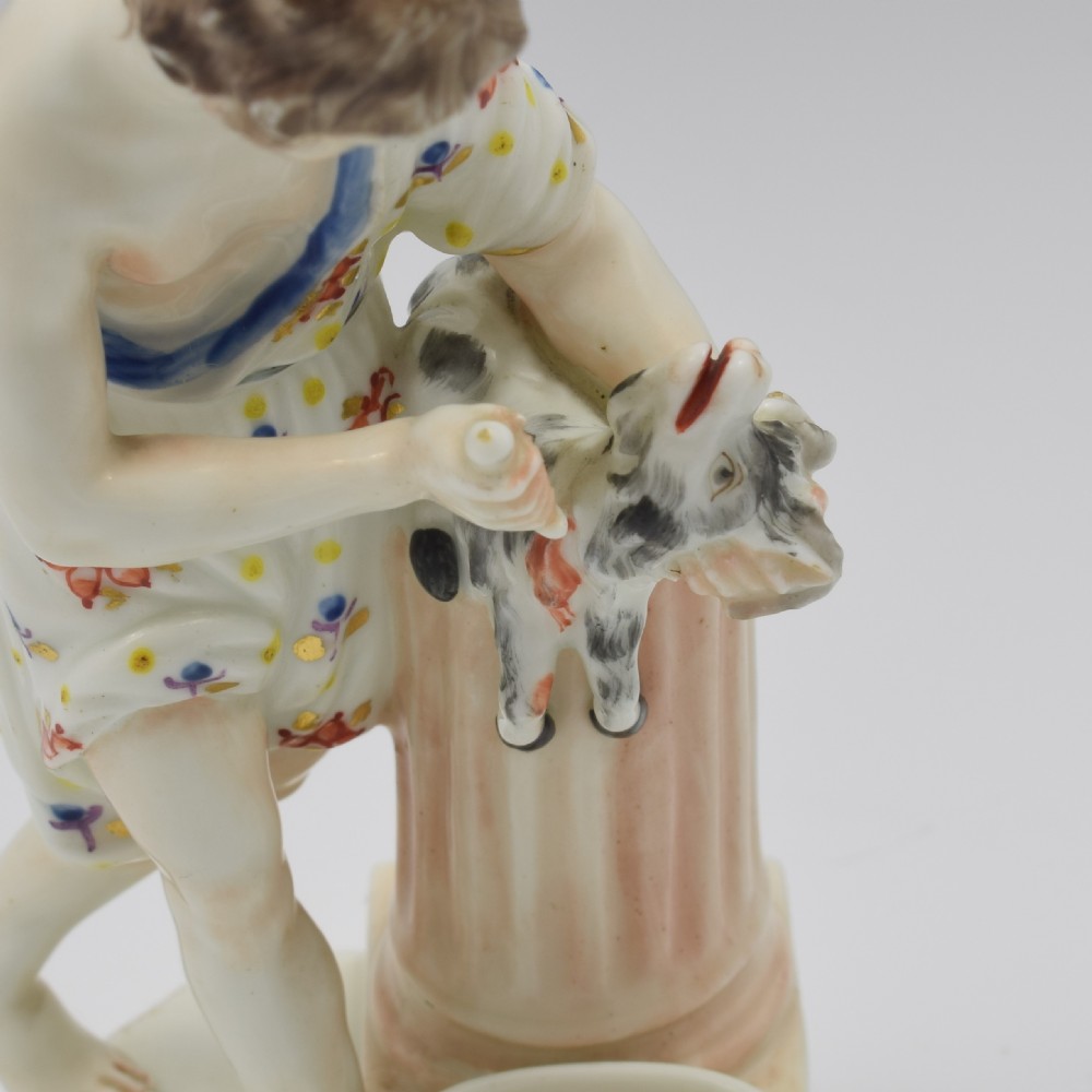 Rare Derby Porcelain Figure Sacrifice No. 14 c.1775 View X