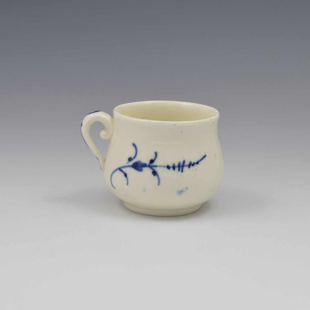 French Chantilly Soft Paste Porcelain Custard Cup c.1750 View III