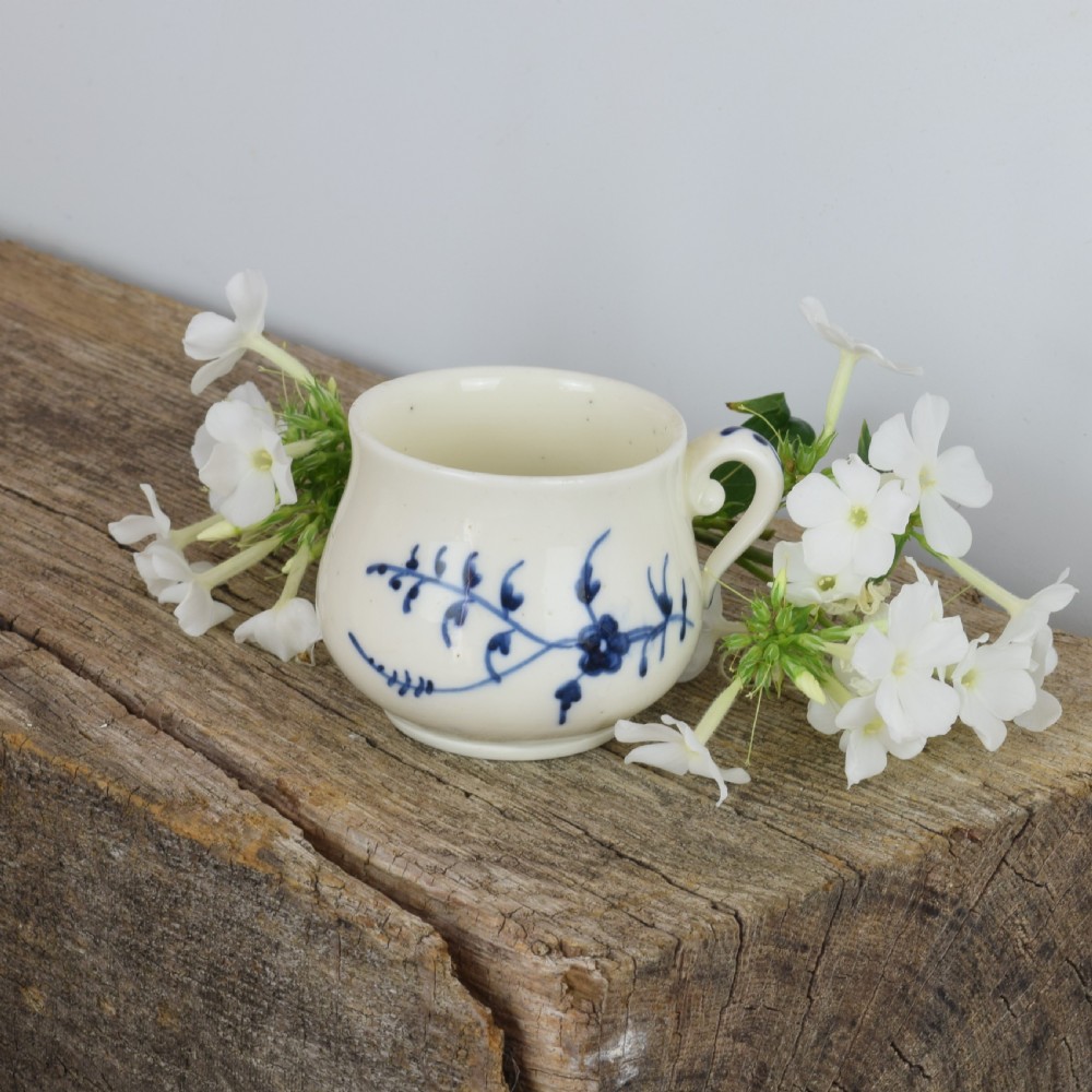 French Chantilly Soft Paste Porcelain Custard Cup c.1750 View VII