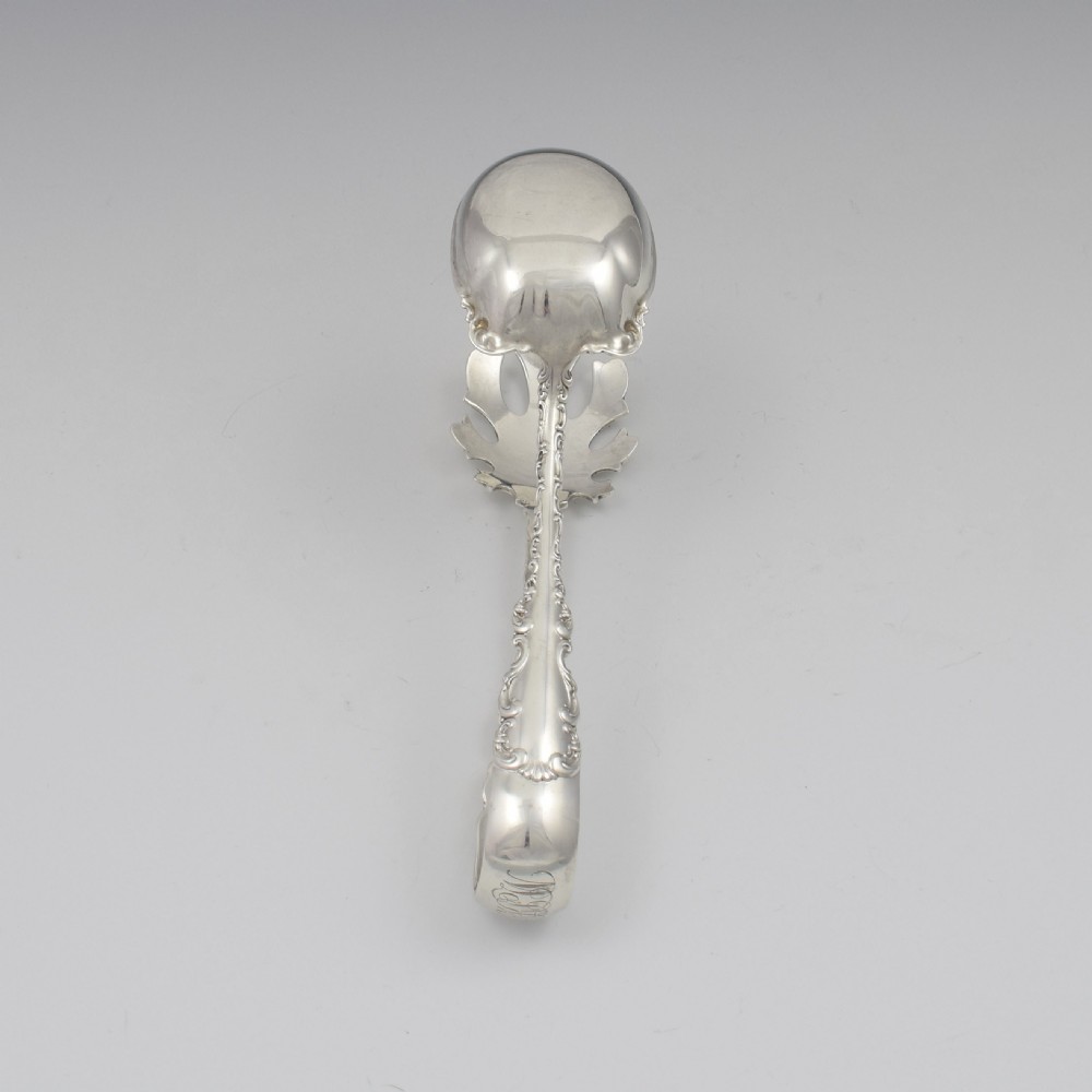 Art Nouveau American Sterling Silver Ice Tongs Whiting c.1890 View VII