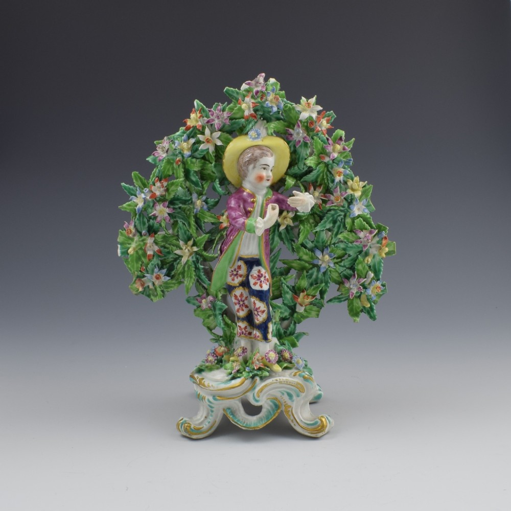 Pair Bow Porcelain Bocage Figures New Dancers c.1765 View V