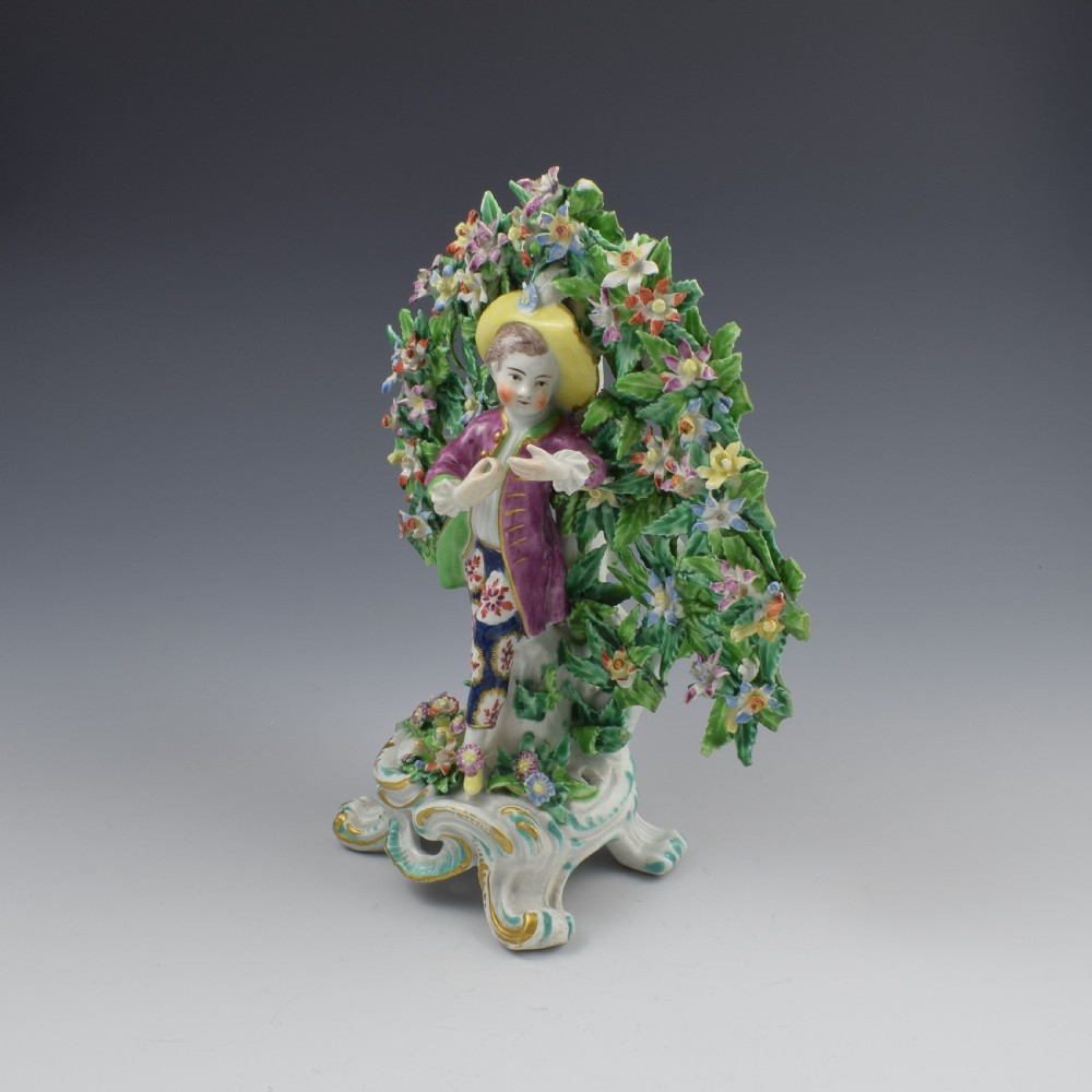 Pair Bow Porcelain Bocage Figures New Dancers c.1765 View VI