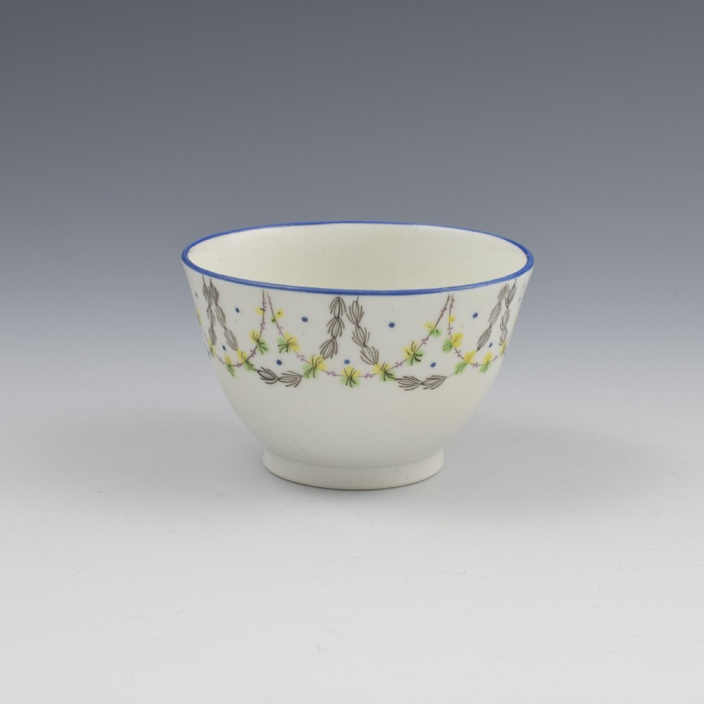 New Hall Porcelain Tea Bowl & Saucer Pattern No. 415 c.1800 View VI