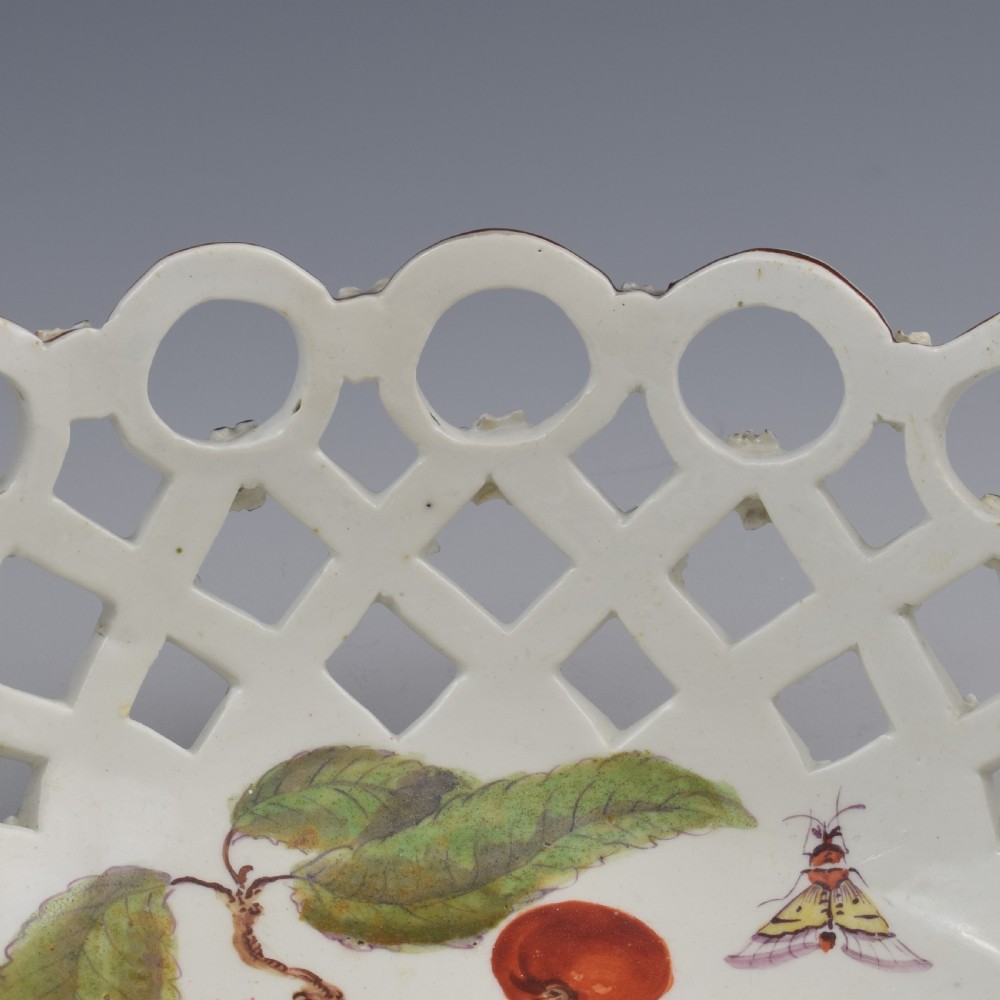 Fine Derby Porcelain Spectacle Basket c.1760-1765 View XII