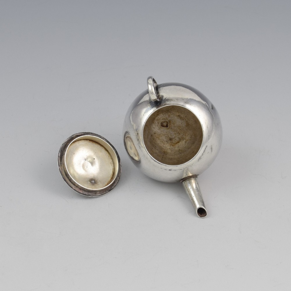 Rare George I Miniature Silver Toy Teapot David Clayton c.1725 View XIV