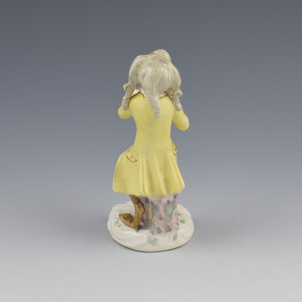 Dresden Porcelain Monkey Band Figure Clarinet Player View III