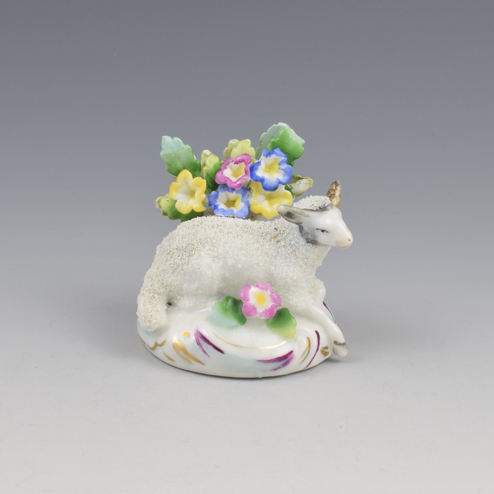 Samson Of Paris French Porcelain Figure Of A Sheep