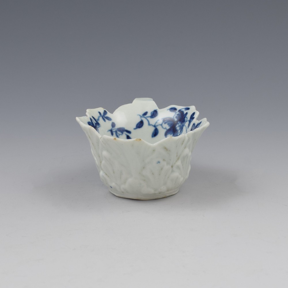 First Period Worcester Porcelain Mansfield Butter Boat c.1758 View VII