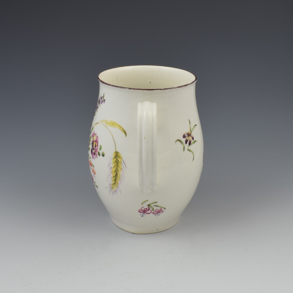 Early Derby Porcelain Large Ovoid Barrel Shaped Mug c.1760 View VII