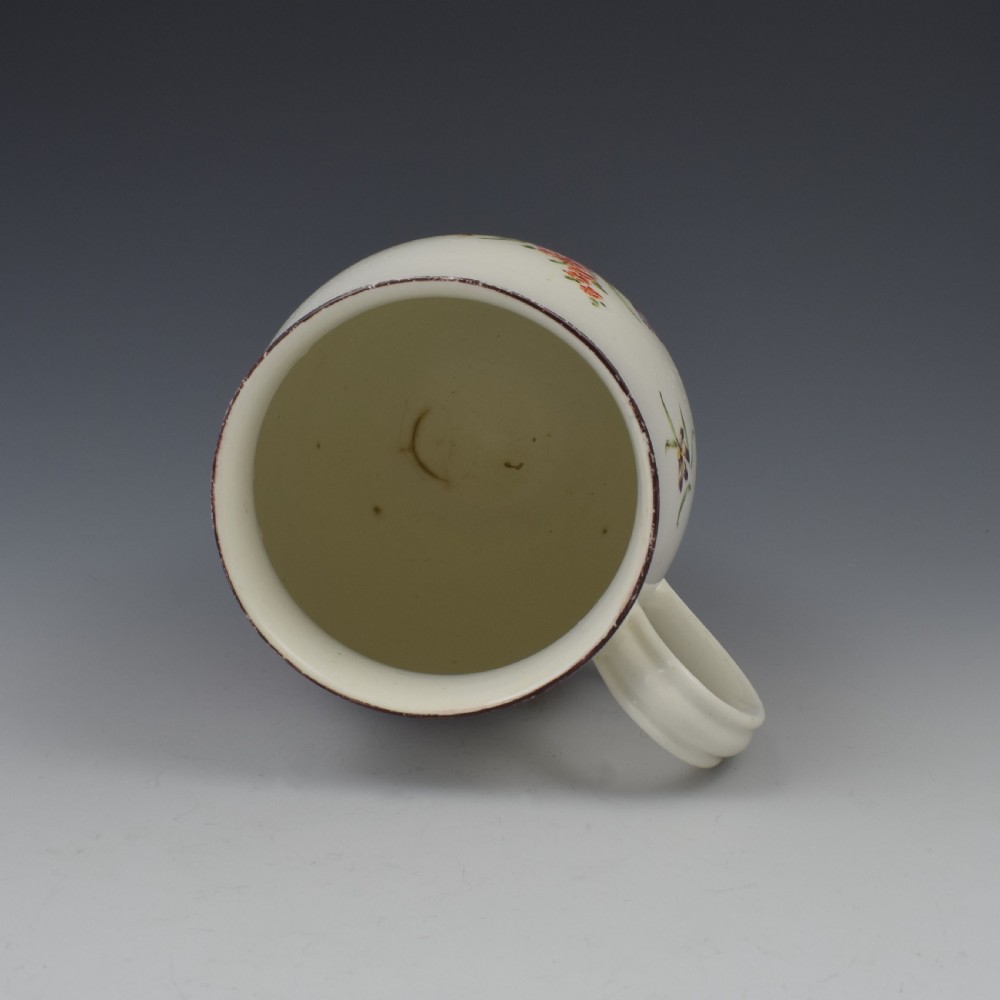 Early Derby Porcelain Large Ovoid Barrel Shaped Mug c.1760 View XIV
