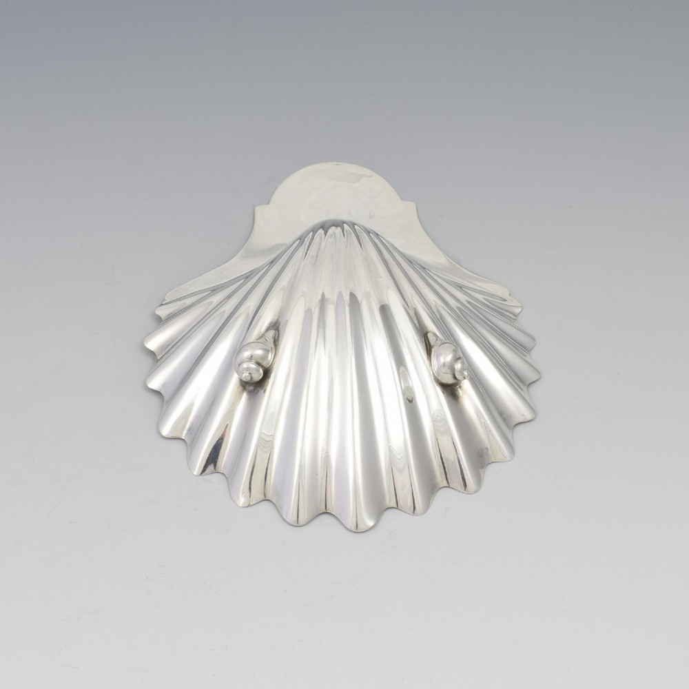 George III Silver Scallop Shell Butter Dish London 1782 View VI