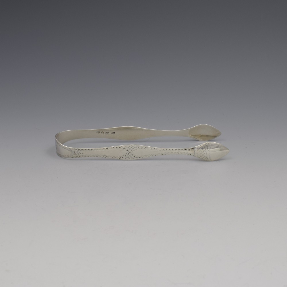 Georgian Silver Sugar Tongs Sheffield 1807 Thomas Law