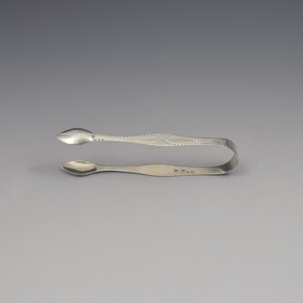 Georgian Silver Sugar Tongs Sheffield 1807 Thomas Law View VI
