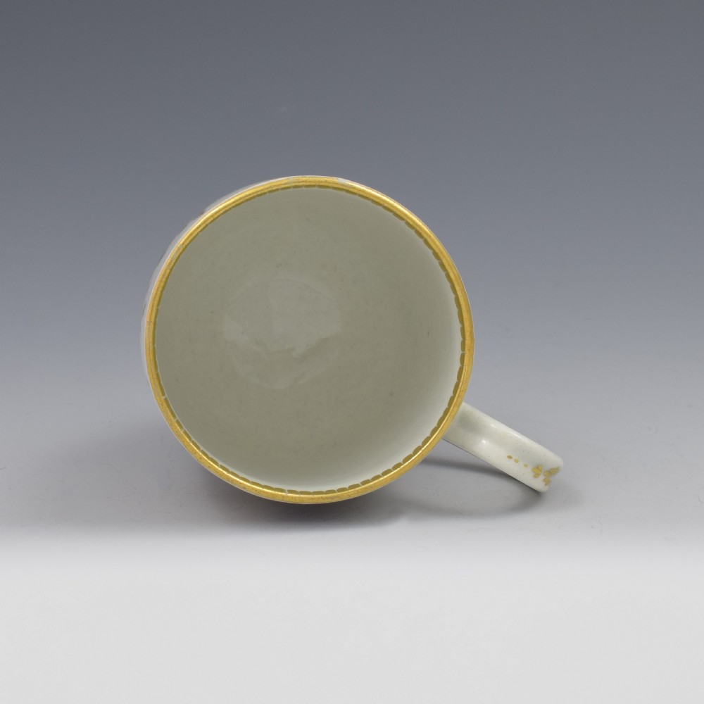 First Period Worcester Porcelain Coffee Cup c.1785 View VI