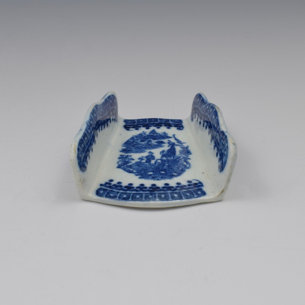 Caughley Porcelain Asparagus Server Fisherman Pattern c.1785 1 View III