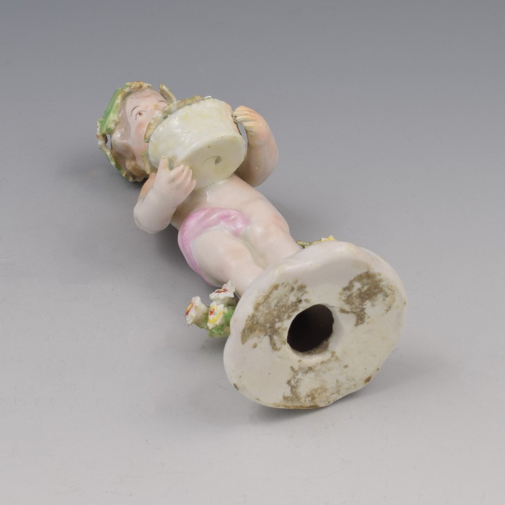 18th Century Derby Porcelain Figure Of A Small Putto c.1780 View X
