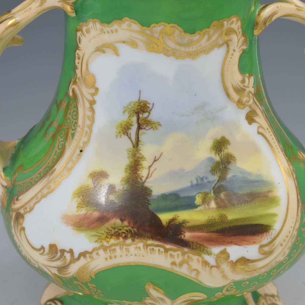 Samuel Alcock Porcelain Pot Pourri Vase & Cover Landscape View View V