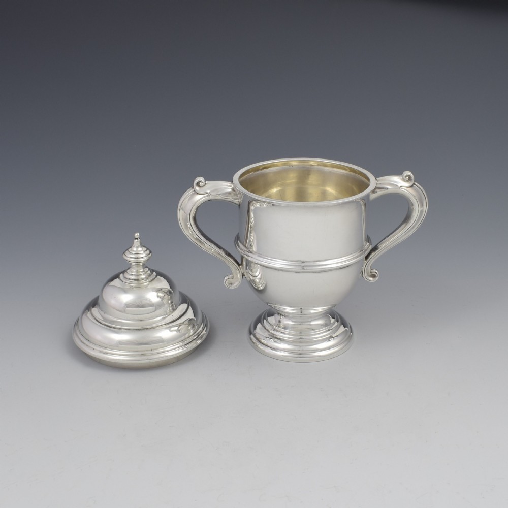 George V Silver Trophy Cup & Cover A & J Zimmerman 1923 View VII