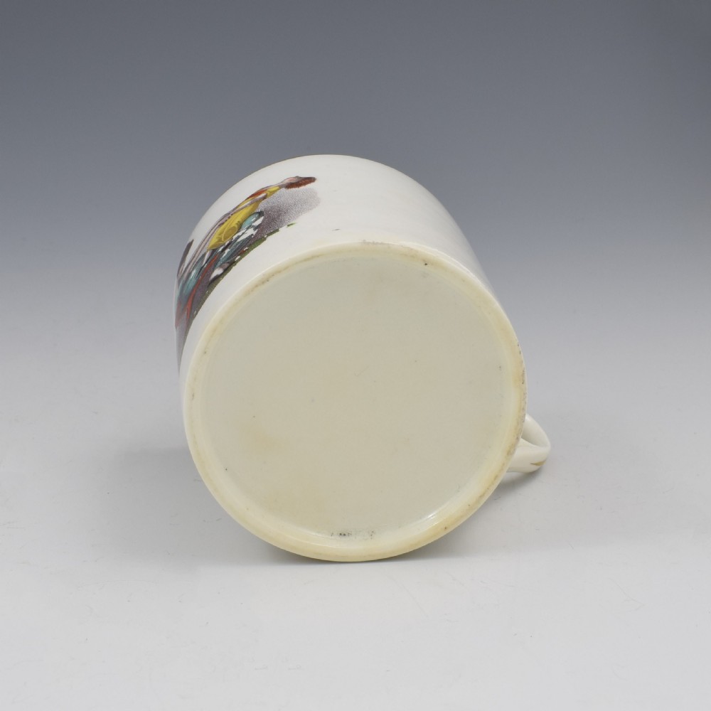 Georgian Machin Bone China Adam Buck Style Coffee Can c.1810 1 View VI