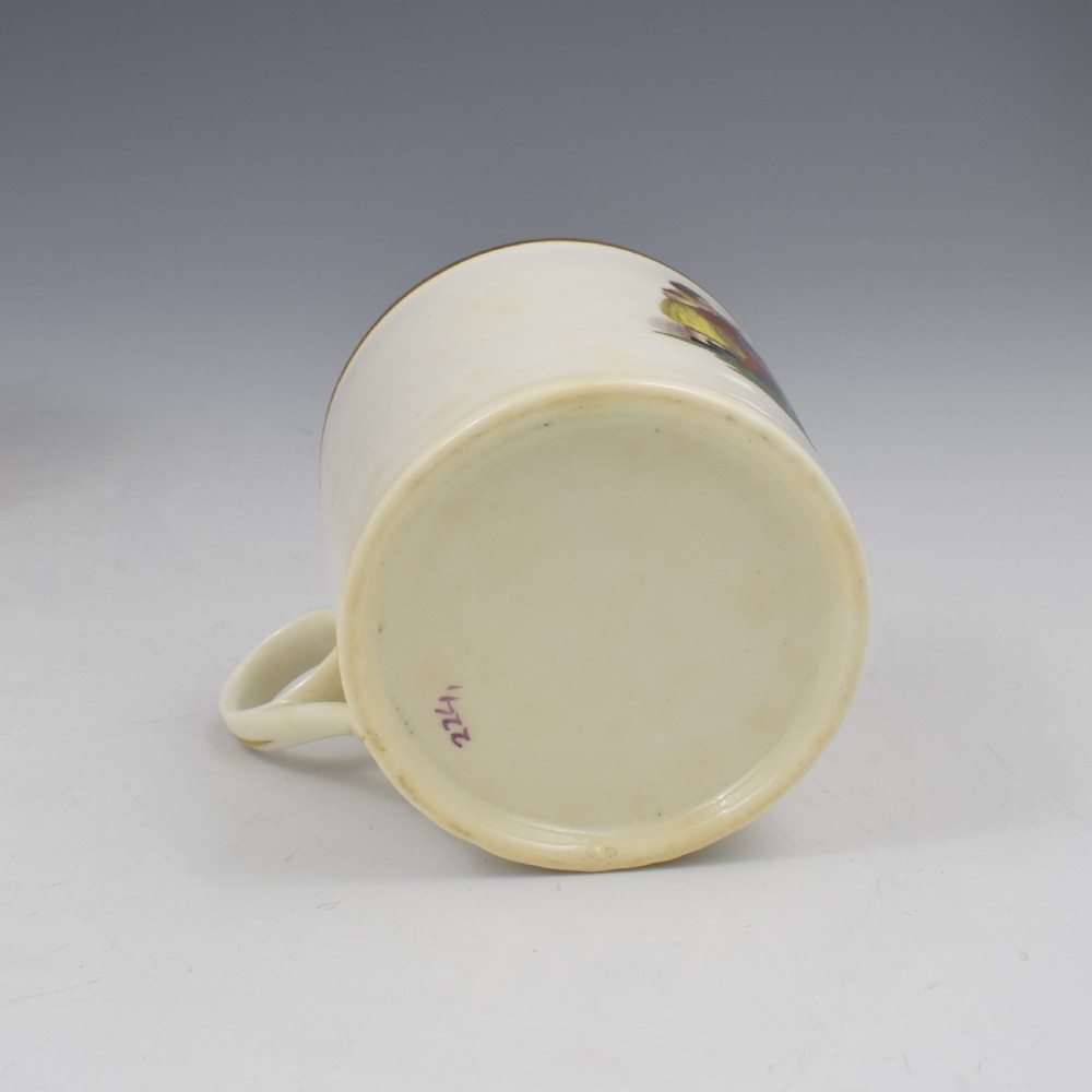 Georgian Machin Bone China Adam Buck Style Coffee Can c.1810 2 View VI