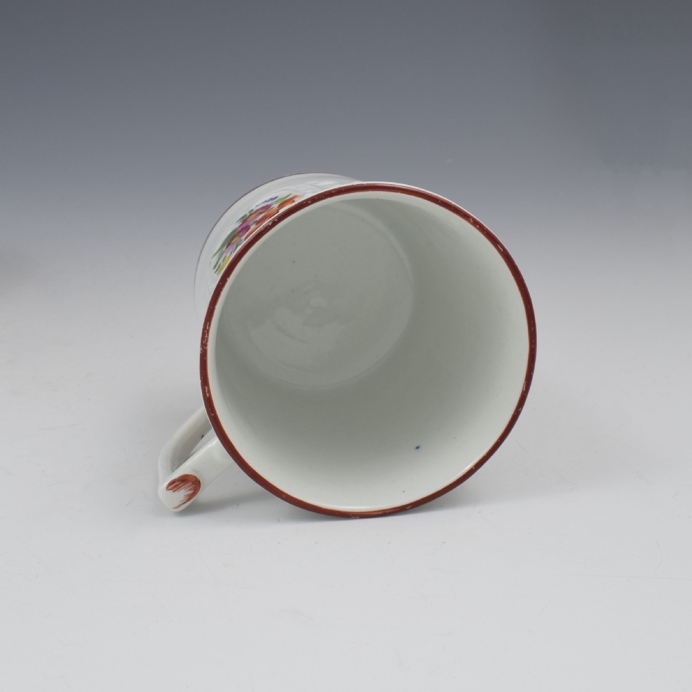 Coalport Porcelain Dulong Blind Moulded Floral Coffee Can c.1815 View VIII