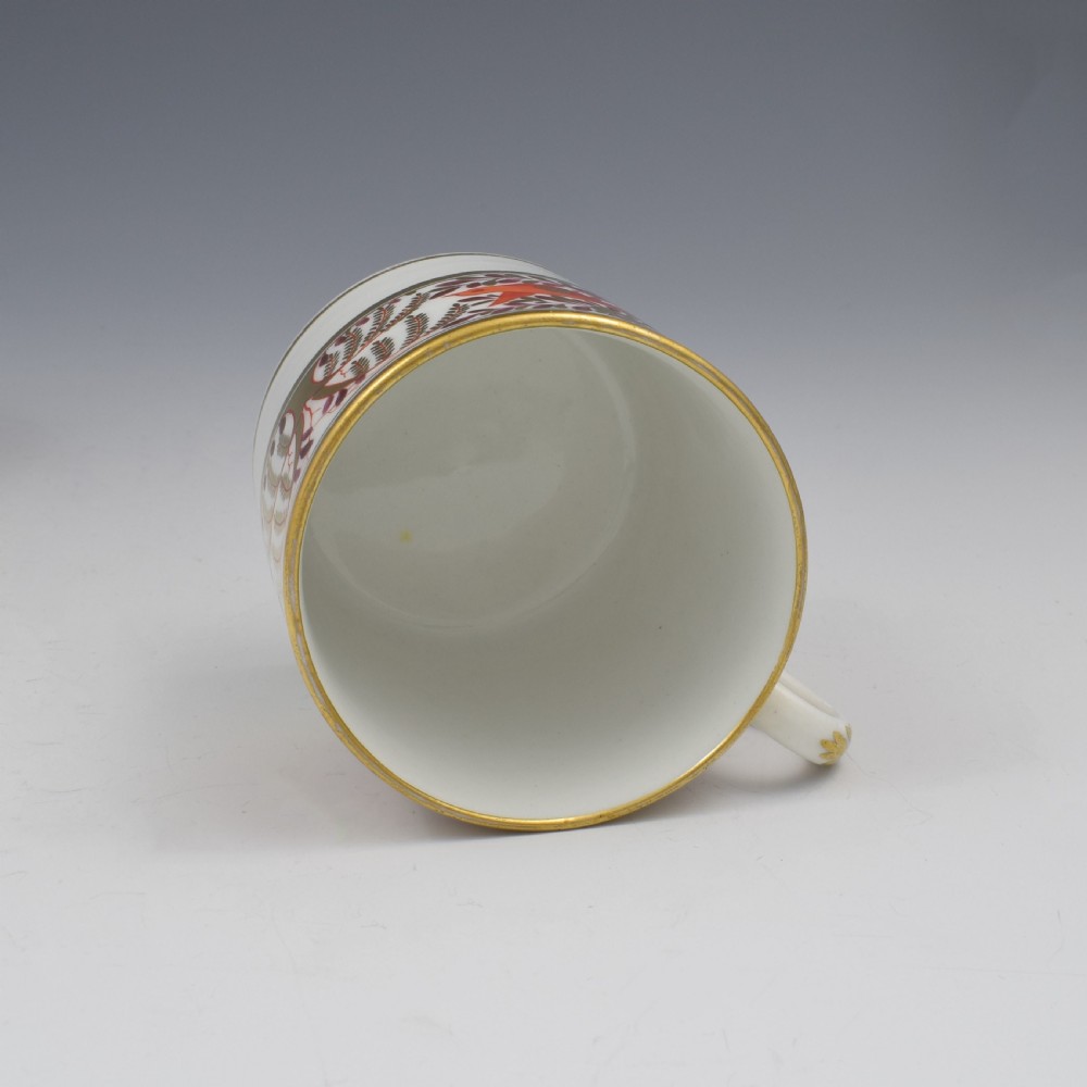 Coalport Porcelain John Rose Coffee Can Red Birds Willow & Peony View VI