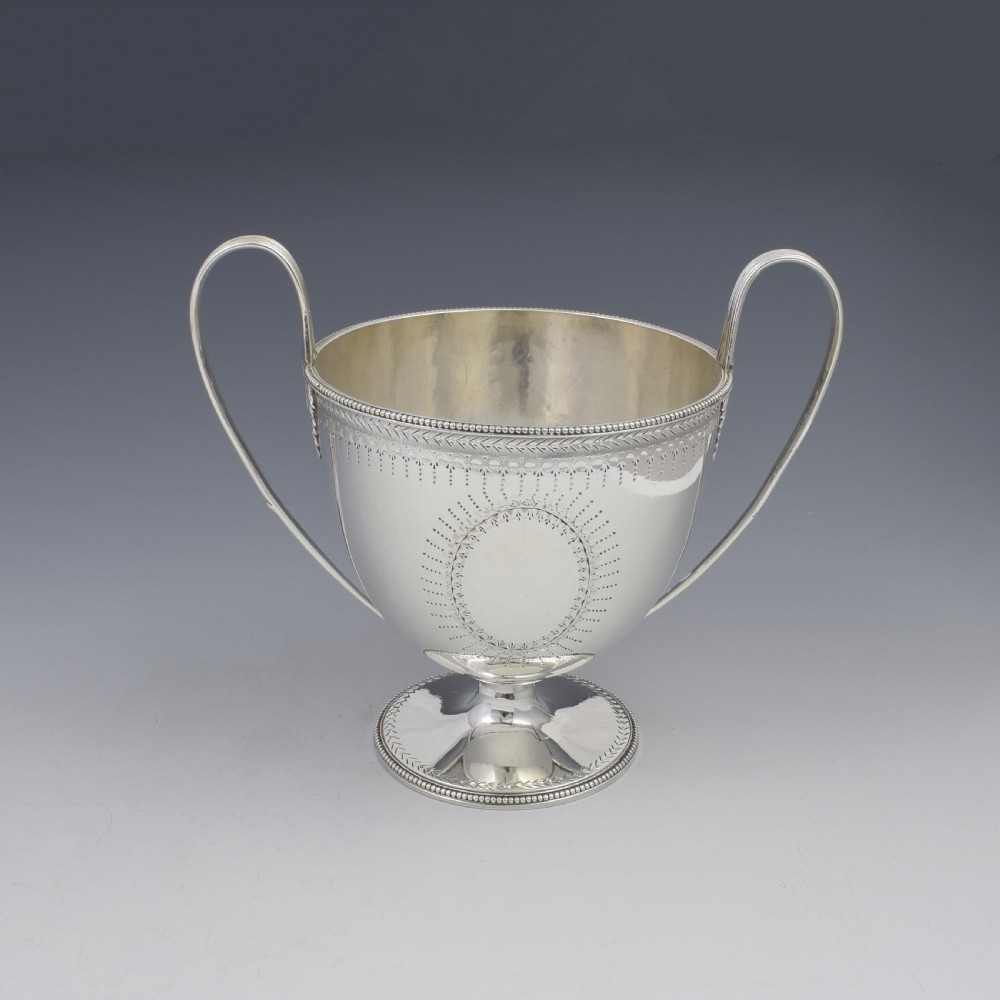 George III Silver Trophy Loving Cup Abraham Peterson & Peter Podio 1784