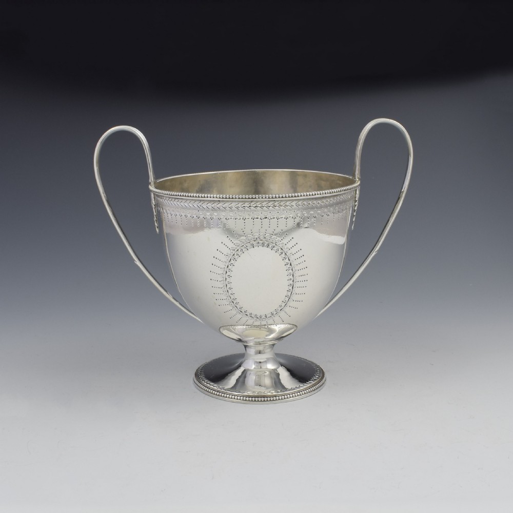 George III Silver Trophy Loving Cup Abraham Peterson & Peter Podio 1784 View V