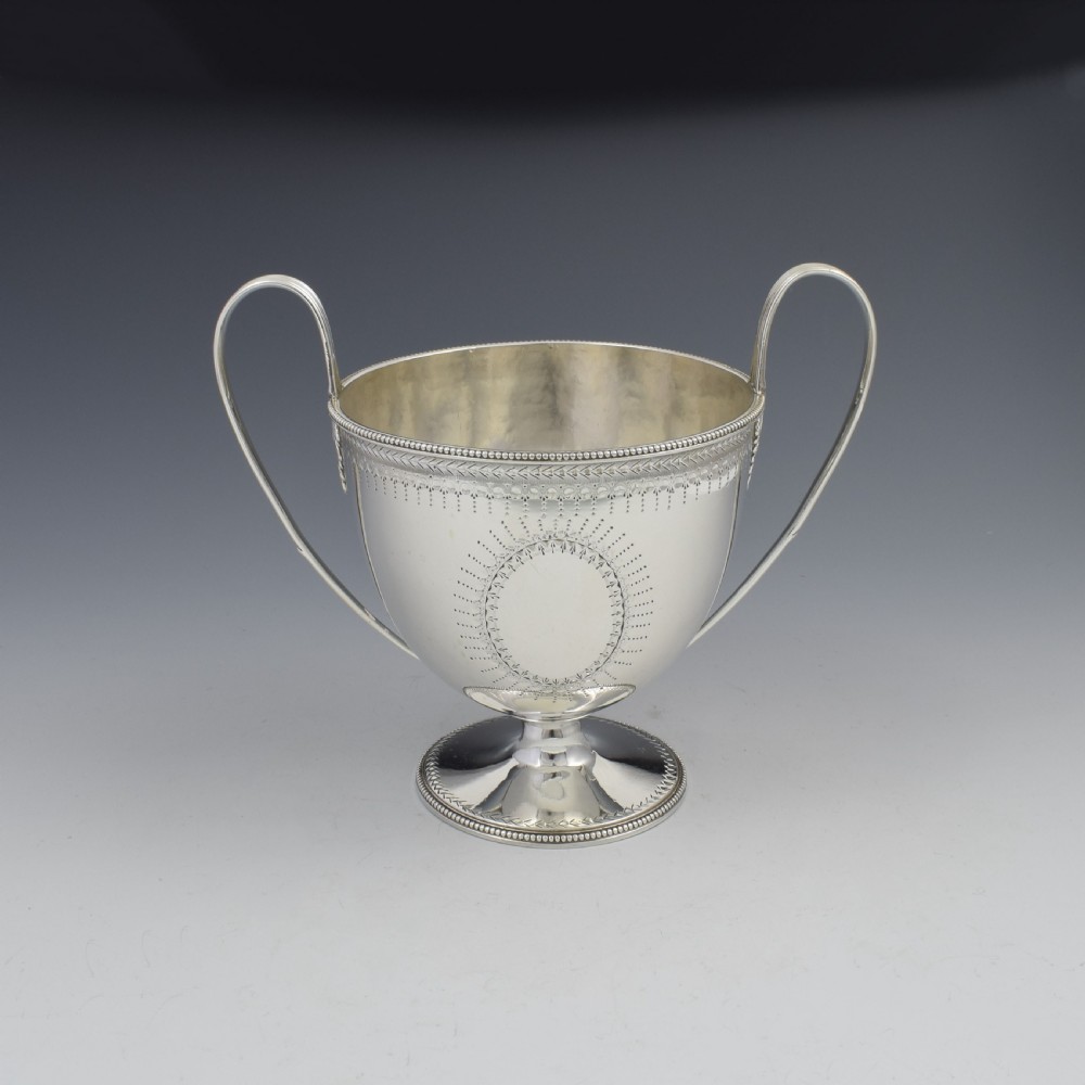 George III Silver Trophy Loving Cup Abraham Peterson & Peter Podio 1784 View VI