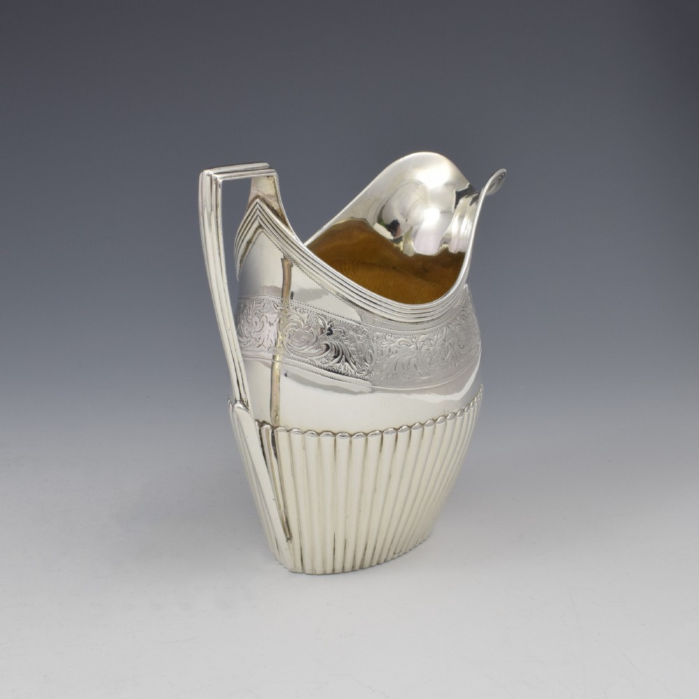 Georgian Silver Cream Jug London 1799 View VIII
