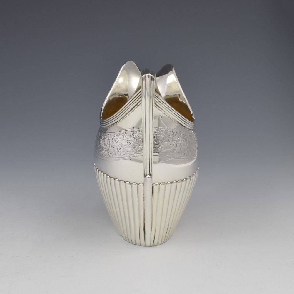 Georgian Silver Cream Jug London 1799 View IX