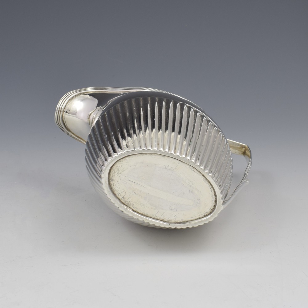 Georgian Silver Cream Jug London 1799 View XI