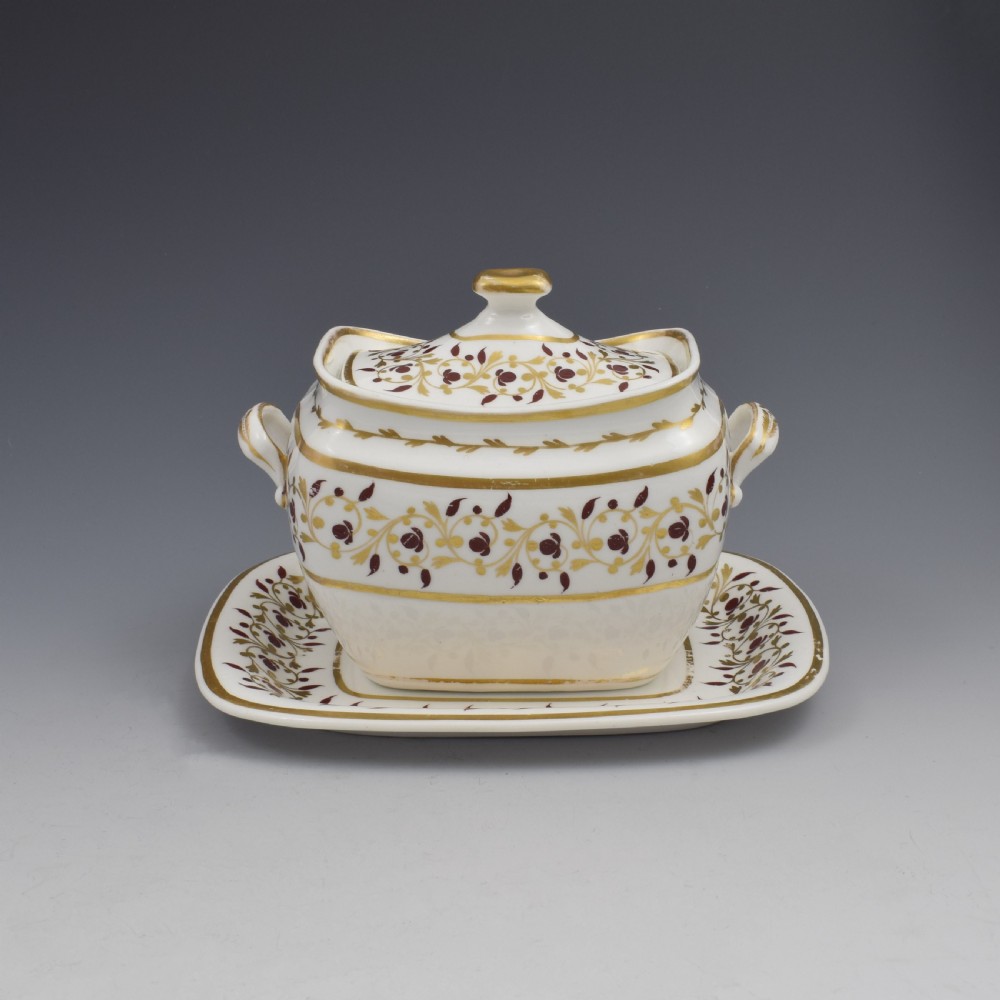 Spode Bone China Sucrier & Stand Pattern 1023  View III