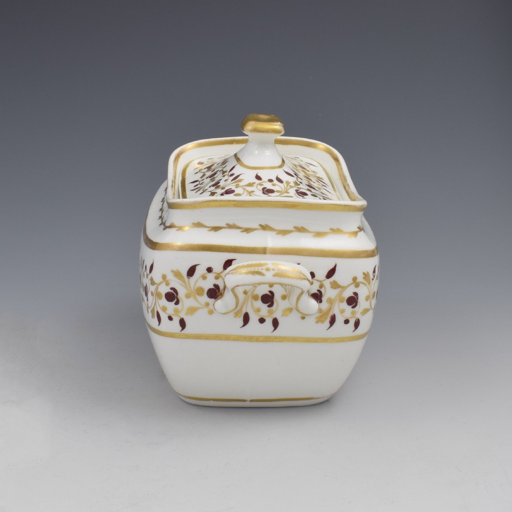 Spode Bone China Sucrier & Stand Pattern 1023  View IV