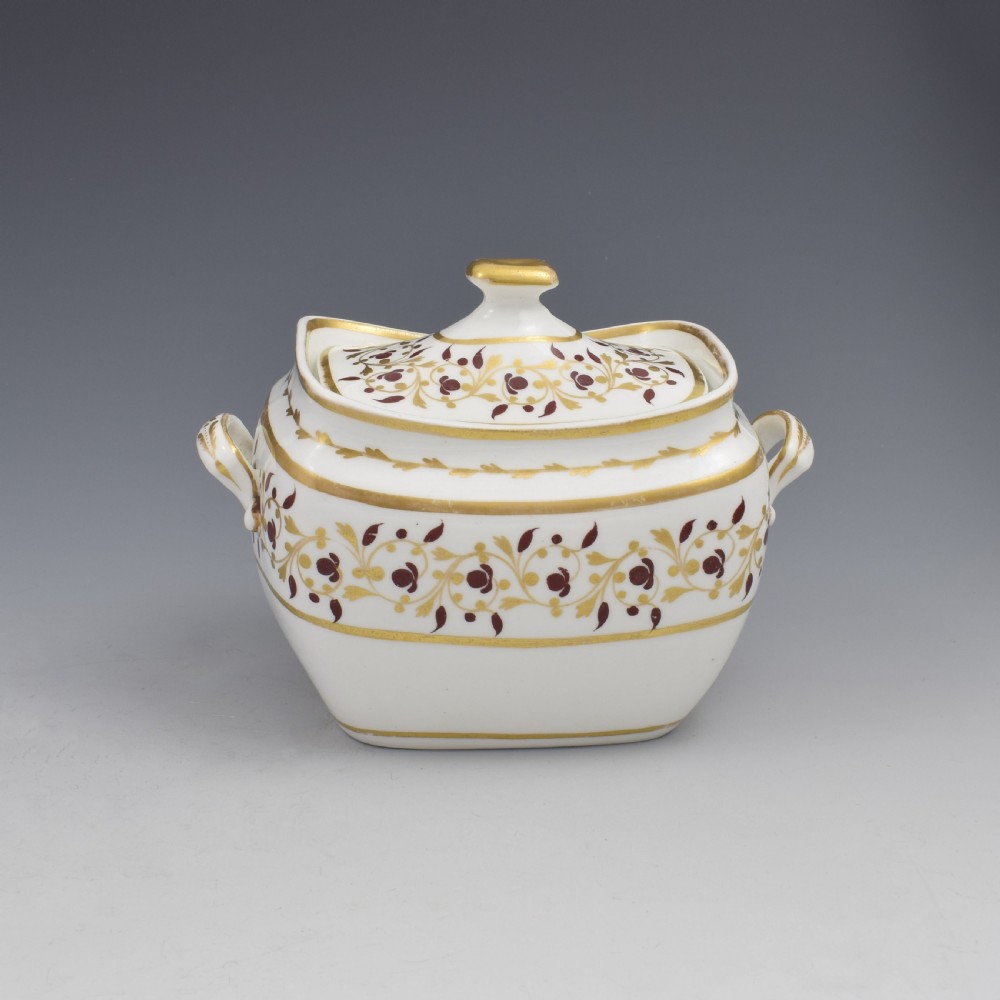 Spode Bone China Sucrier & Stand Pattern 1023  View V