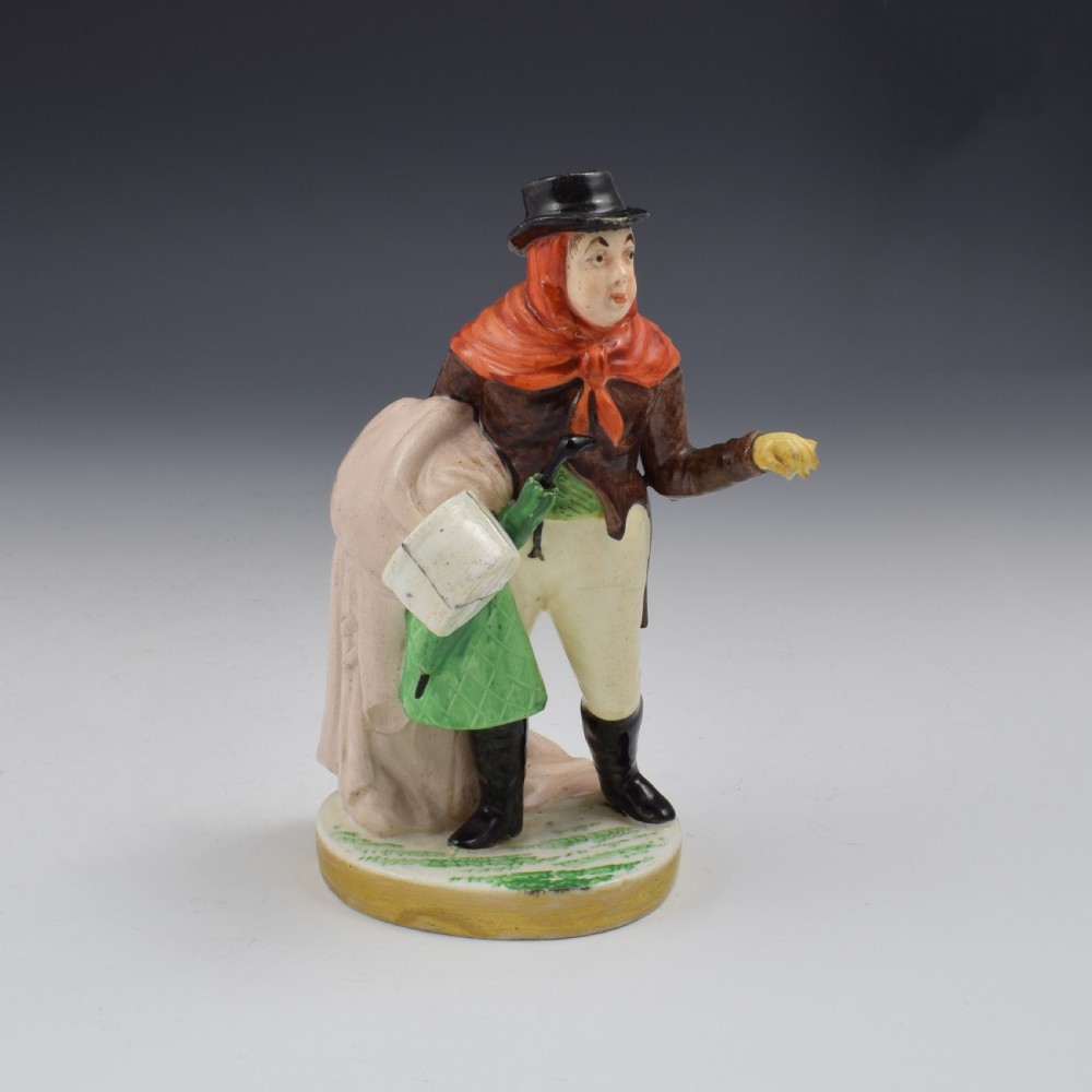 Rockingham Porcelain Figure John Liston As Lubin Log No. 11 c.1826-1830