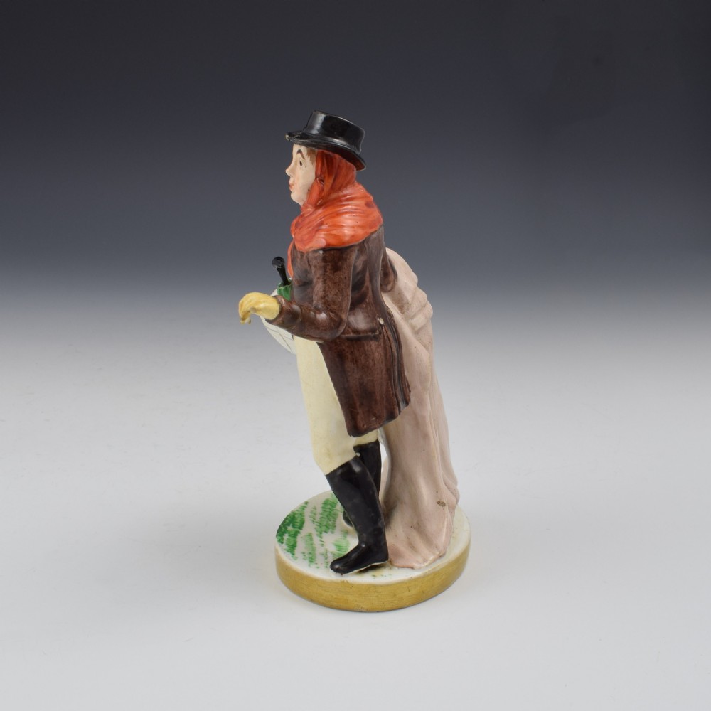 Rockingham Porcelain Figure John Liston As Lubin Log No. 11 c.1826-1830 View III