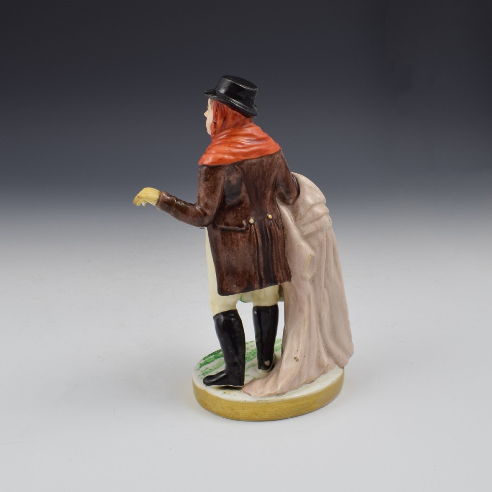 Rockingham Porcelain Figure John Liston As Lubin Log No. 11 c.1826-1830 View IV