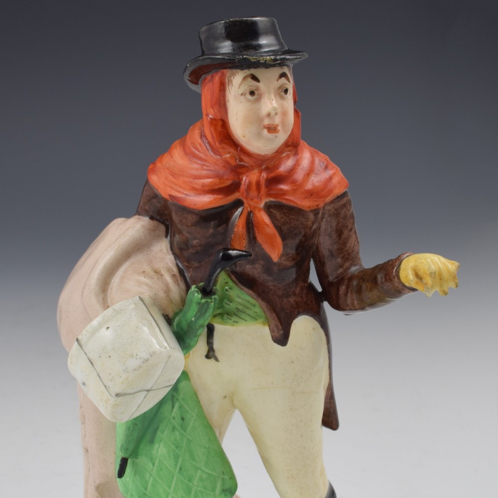 Rockingham Porcelain Figure John Liston As Lubin Log No. 11 c.1826-1830 View IX