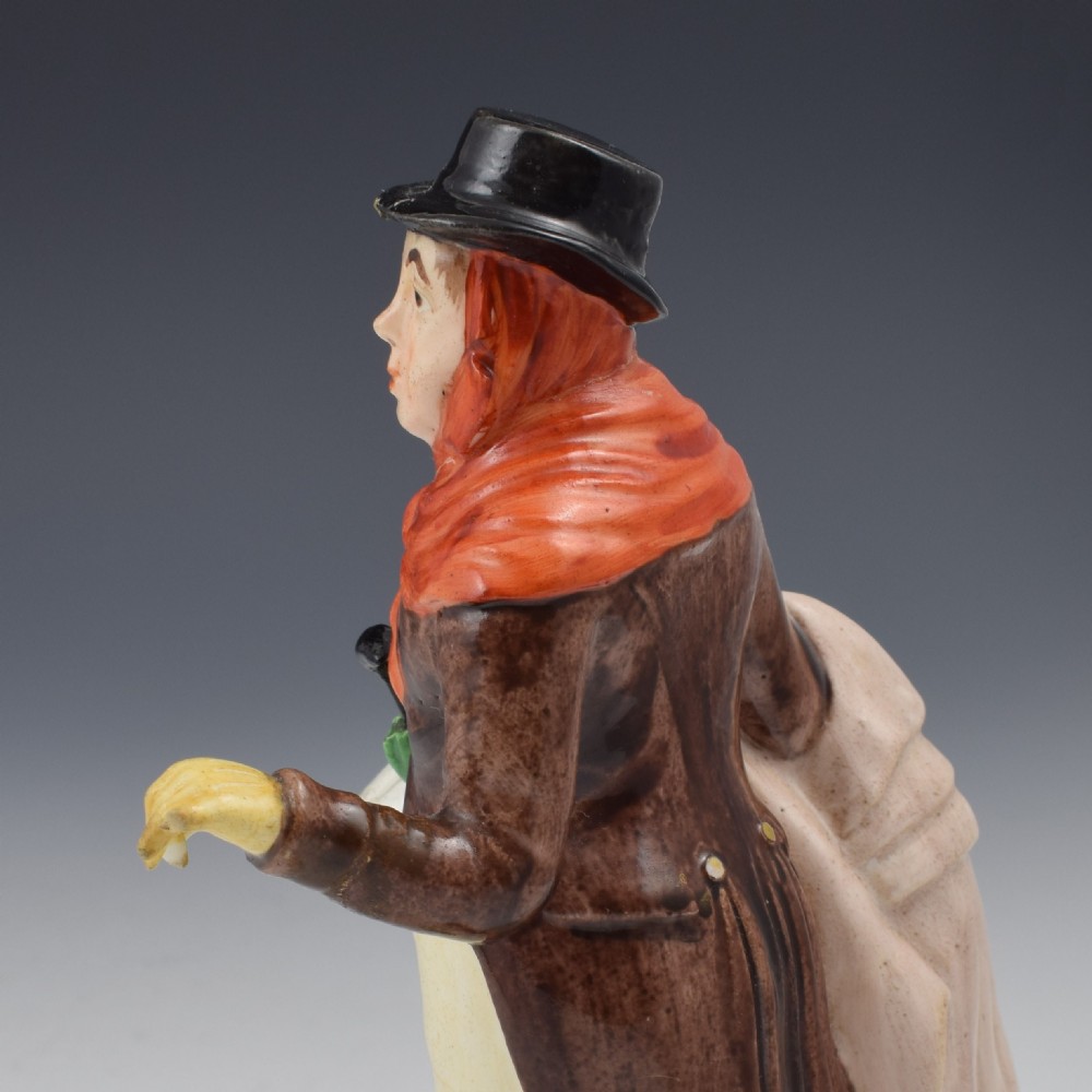 Rockingham Porcelain Figure John Liston As Lubin Log No. 11 c.1826-1830 View XI