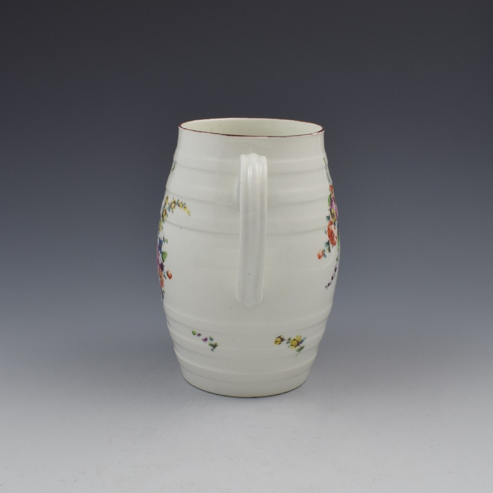 Fine Derby Porcelain Barrel Shaped Cider Mug c.1760-1765 View VII