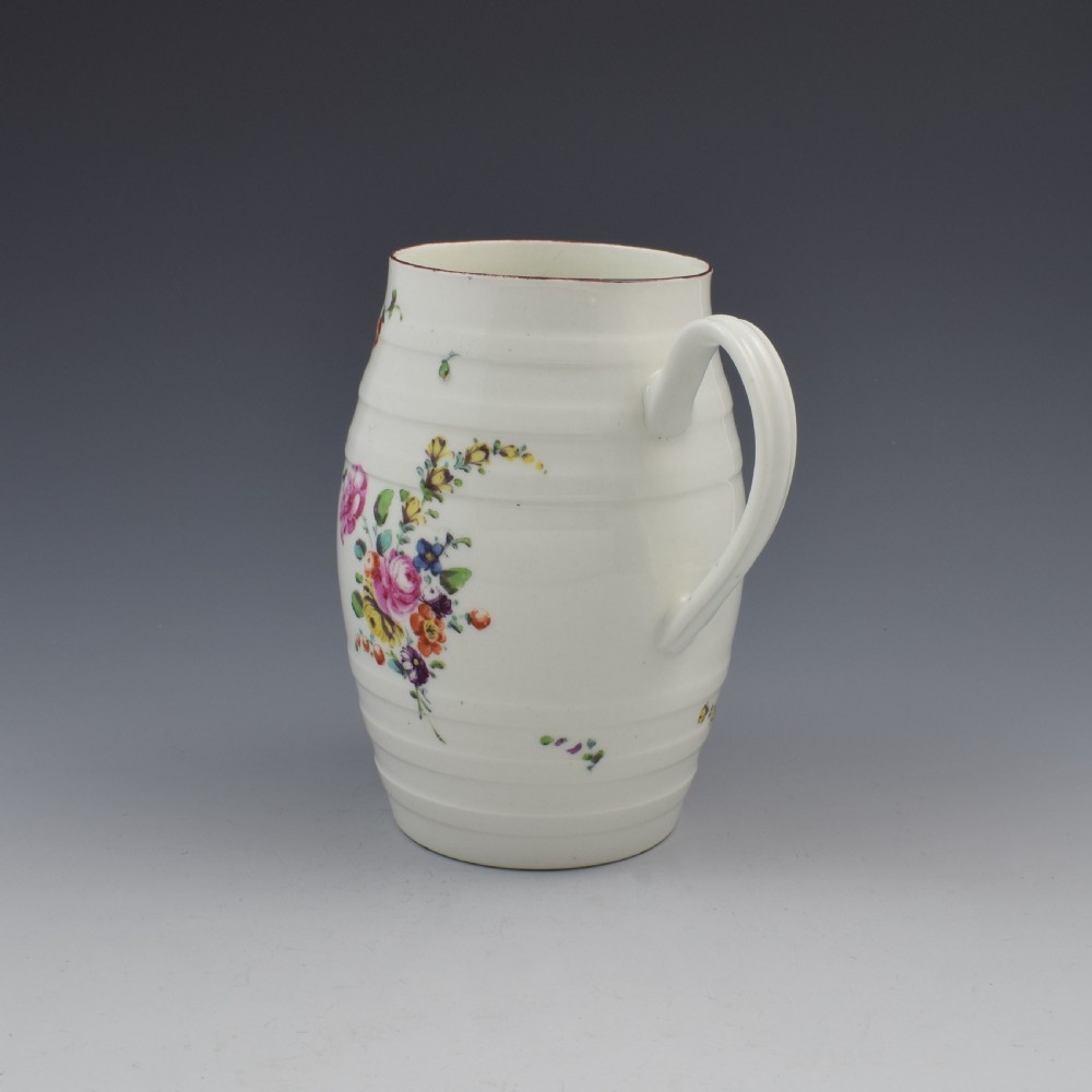 Fine Derby Porcelain Barrel Shaped Cider Mug c.1760-1765 View VIII