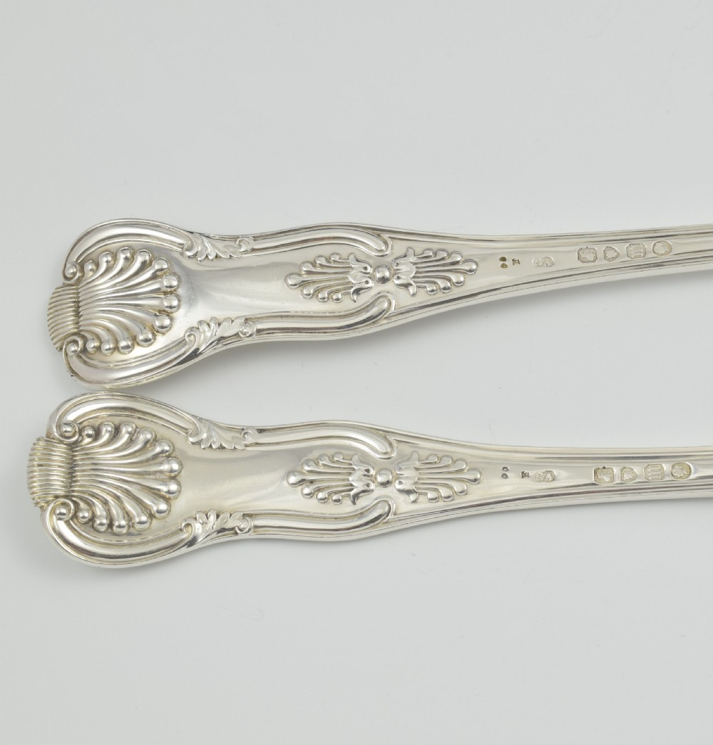 Fine Cased Set Of Victorian Silver Fish Servers 1867 View VI