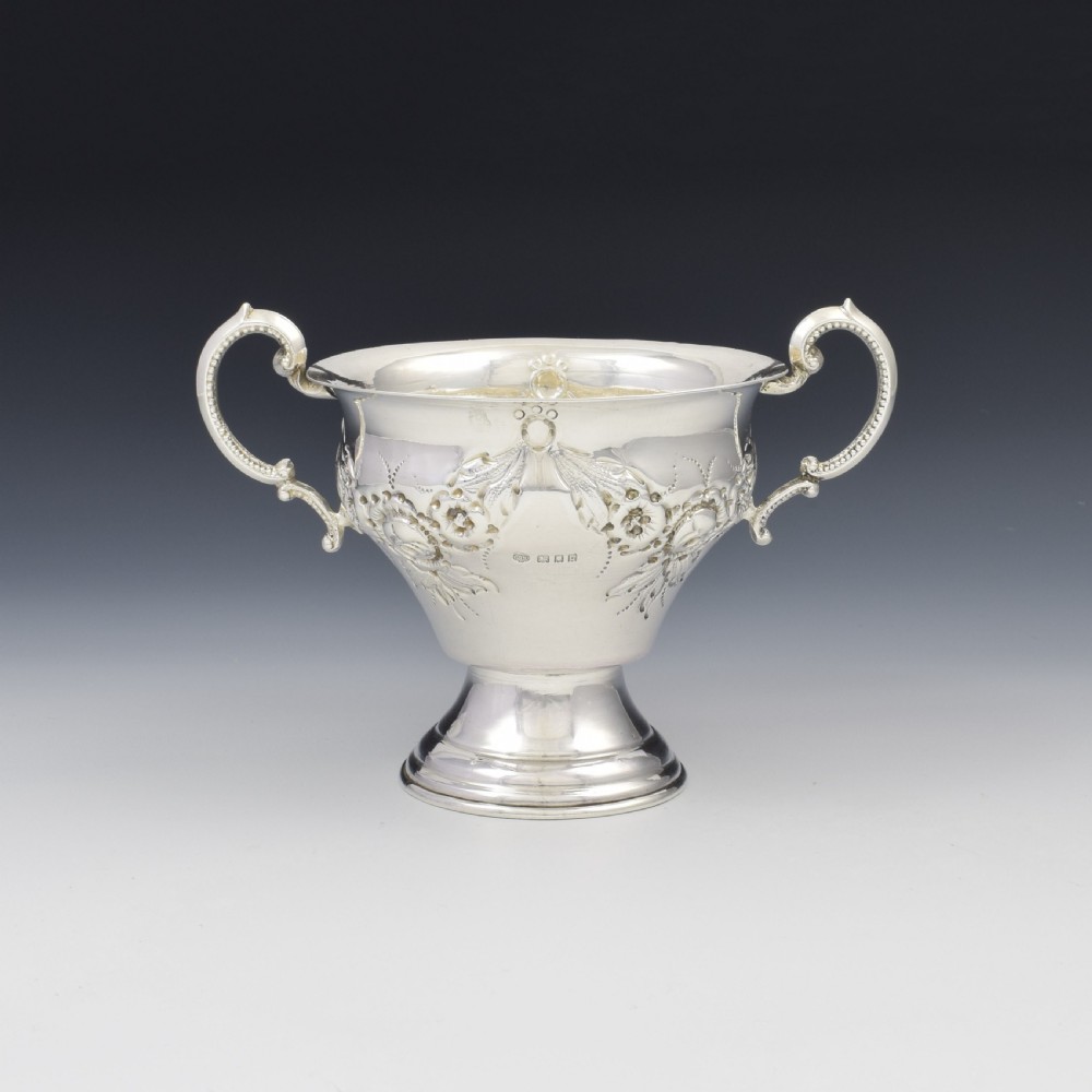 George V Silver Twin Handled Trophy Cup Jacob Rosenzweig 1918