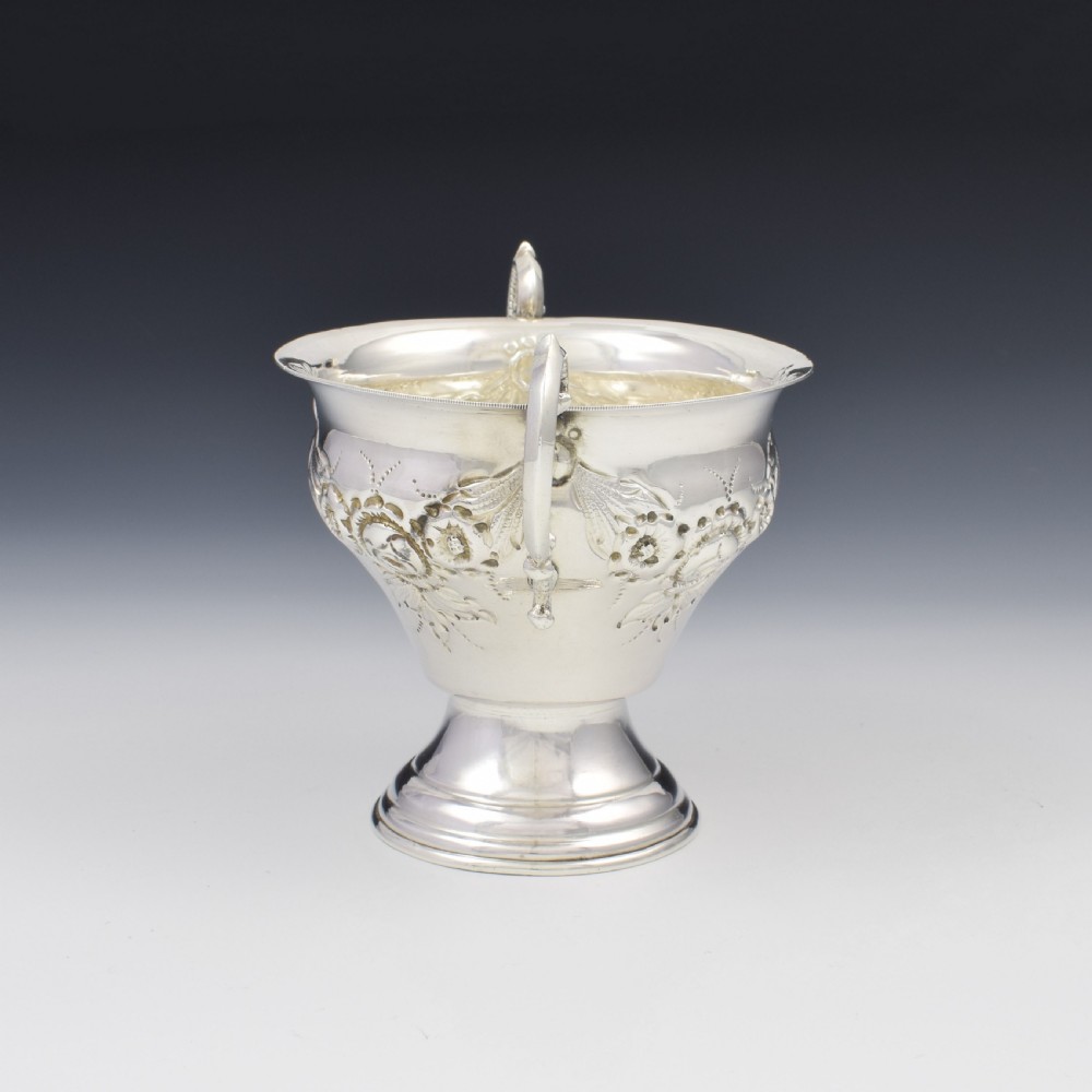 George V Silver Twin Handled Trophy Cup Jacob Rosenzweig 1918 View III