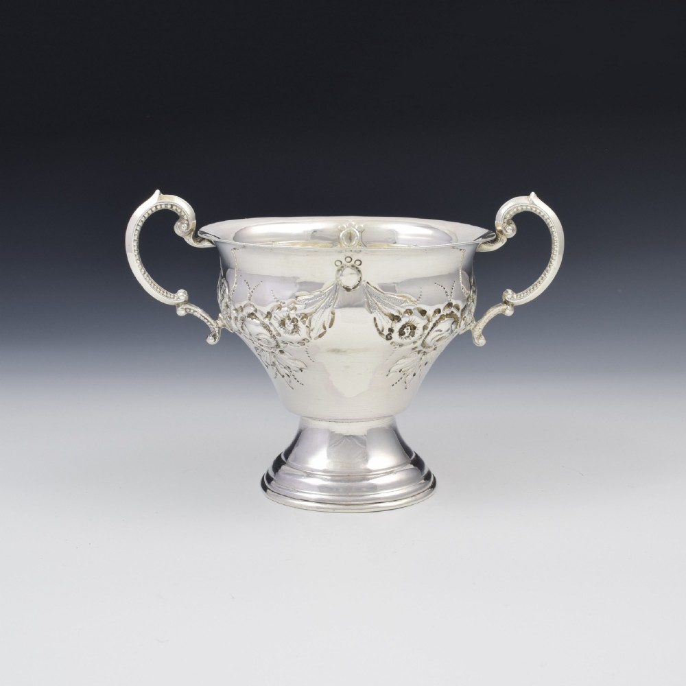 George V Silver Twin Handled Trophy Cup Jacob Rosenzweig 1918 View V