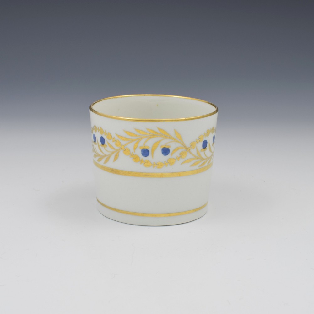 Coalport Porcelain Coffee Can c.1805 Pattern 384 View IV