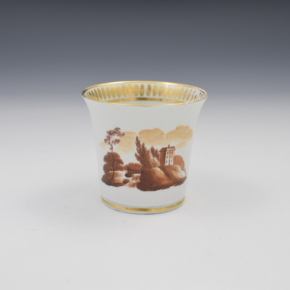 Chamberlain Worcester Baden Shape Coffee Cup c.1815